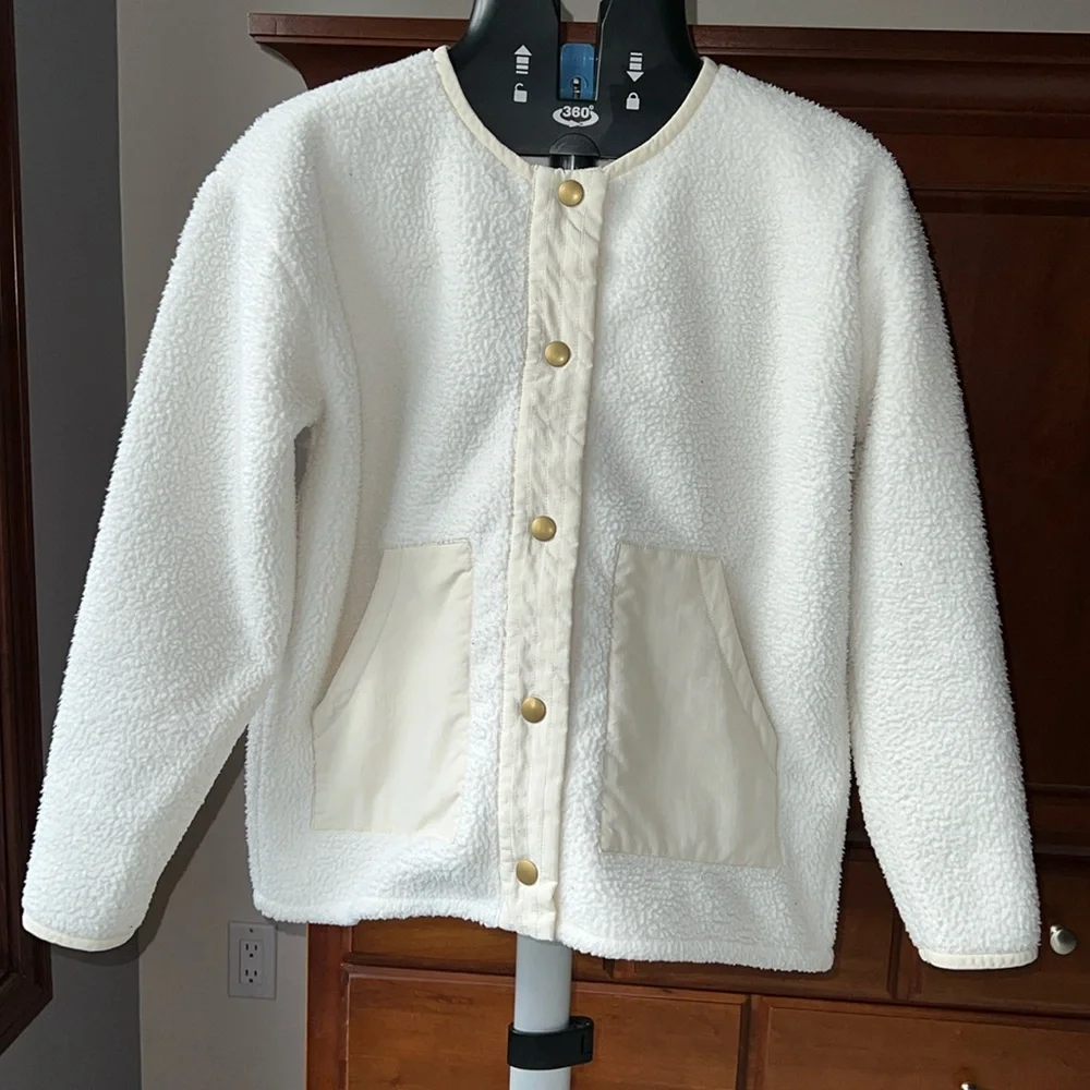 JCrew teddy sherpa lady jacket